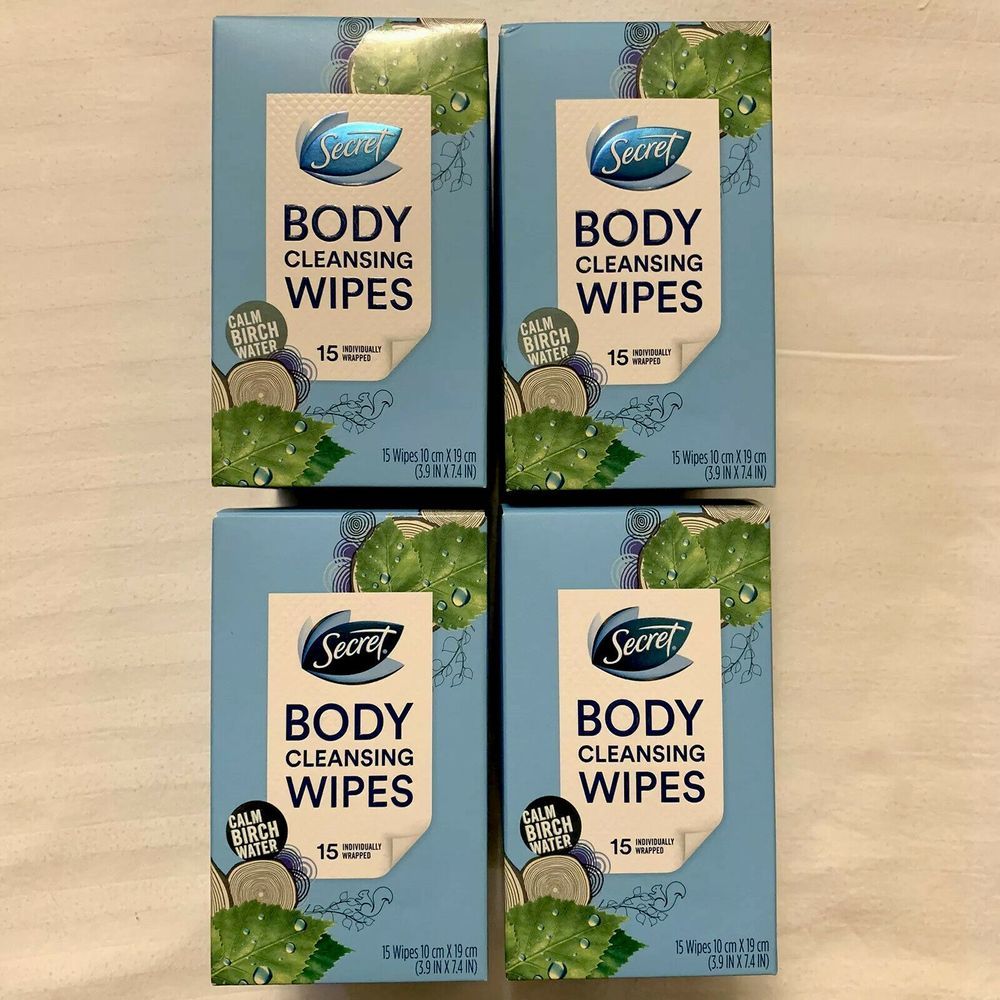 Secret Body Cleansing Wipes Calm Birch